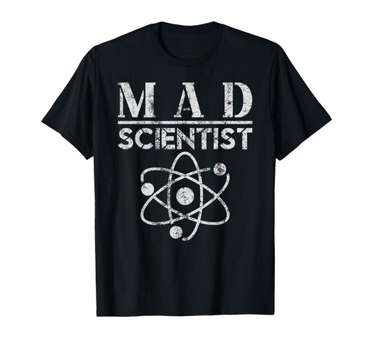 Mad Scientist Costume Lazy Halloween Costume Science Teacher T-Shirt