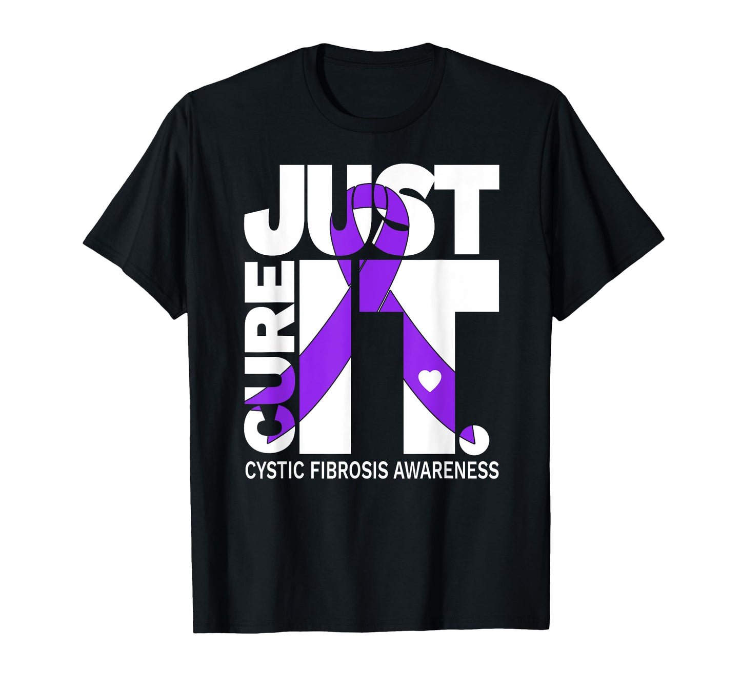 Just Cure Cystic Fibrosis Awareness Ribbon T-Shirt T-Shirt