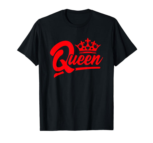 Queen Hearts Halloween Costume - Valentines Queen of Hearts T-Shirt