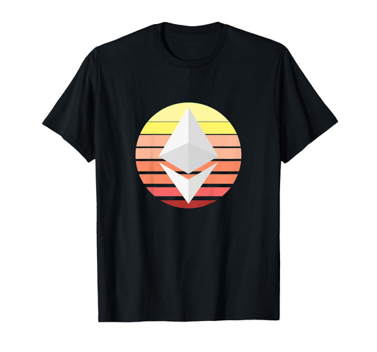 Ethereum ETH Logo Crypto Circle Pastel Cryptocurrency T-Shirt