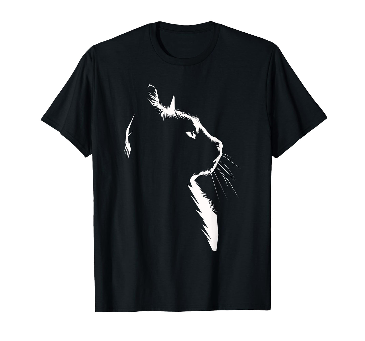 Cat Apparel Women With Cat Illustration Pet Owners T-Shirt