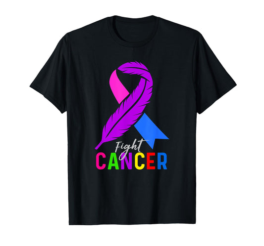 Fight Cancer Ribbon for Cancer Awareness T-Shirt