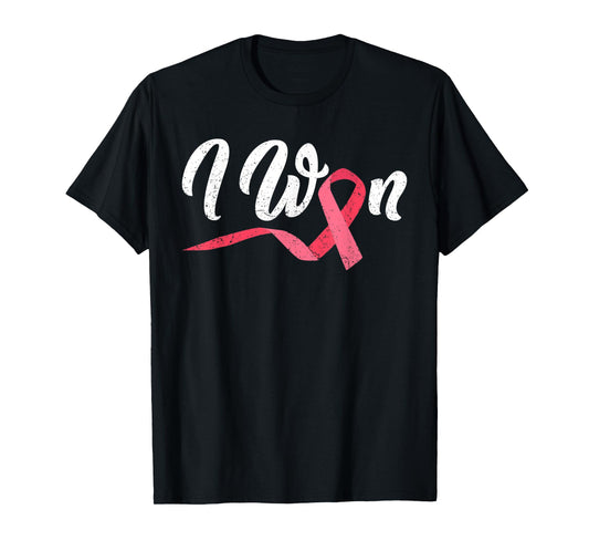 I Won Breast Cancer Survivor Shirt Breast Cancer Survivor T-Shirt