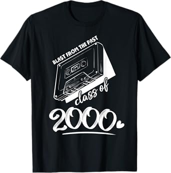 Reunion Class of 2000 School Graduation Blast From The Past T-Shirt