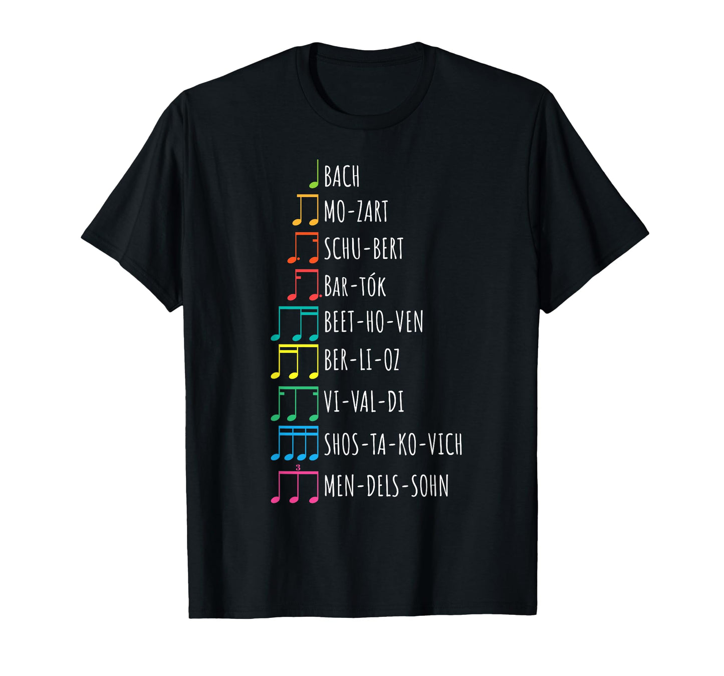 Classic Composers, Classical Music, Musical Notes T-Shirt