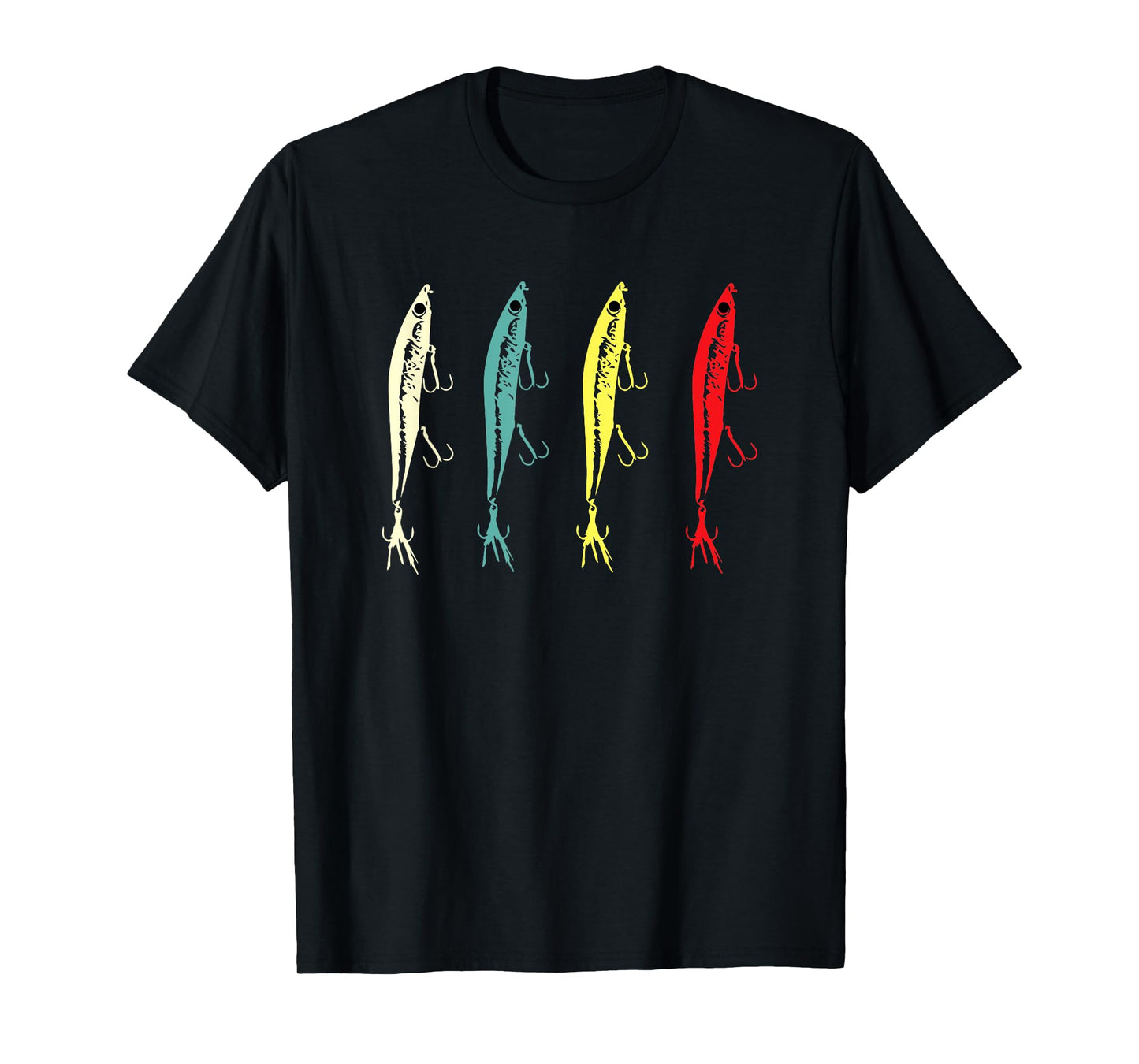 Retro Vintage Fishing Lures - Bass Fishing T-Shirt