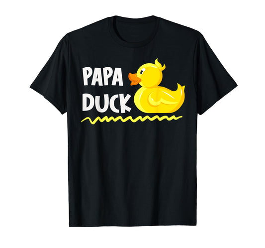 Papa Duck Father's Day Tee Dad Father Duck Ducks Lover T-Shirt