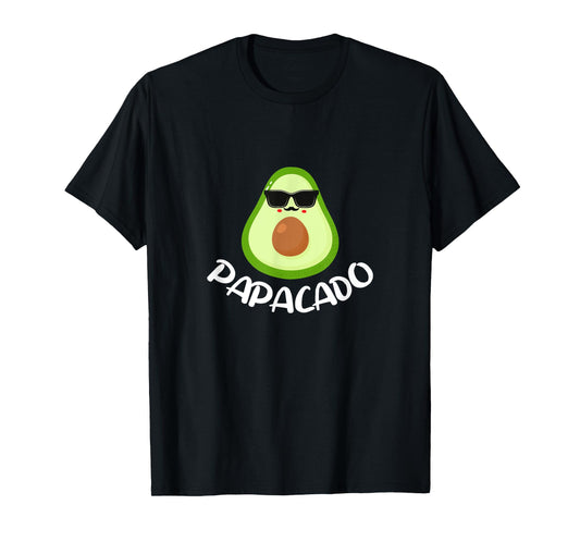 Papacado Funny Avocado Dad Daddy Father's Day T-Shirt