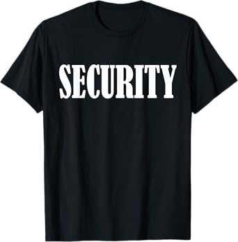 Baby Security Costume Toddler Infant Security Guard Officer T-Shirt