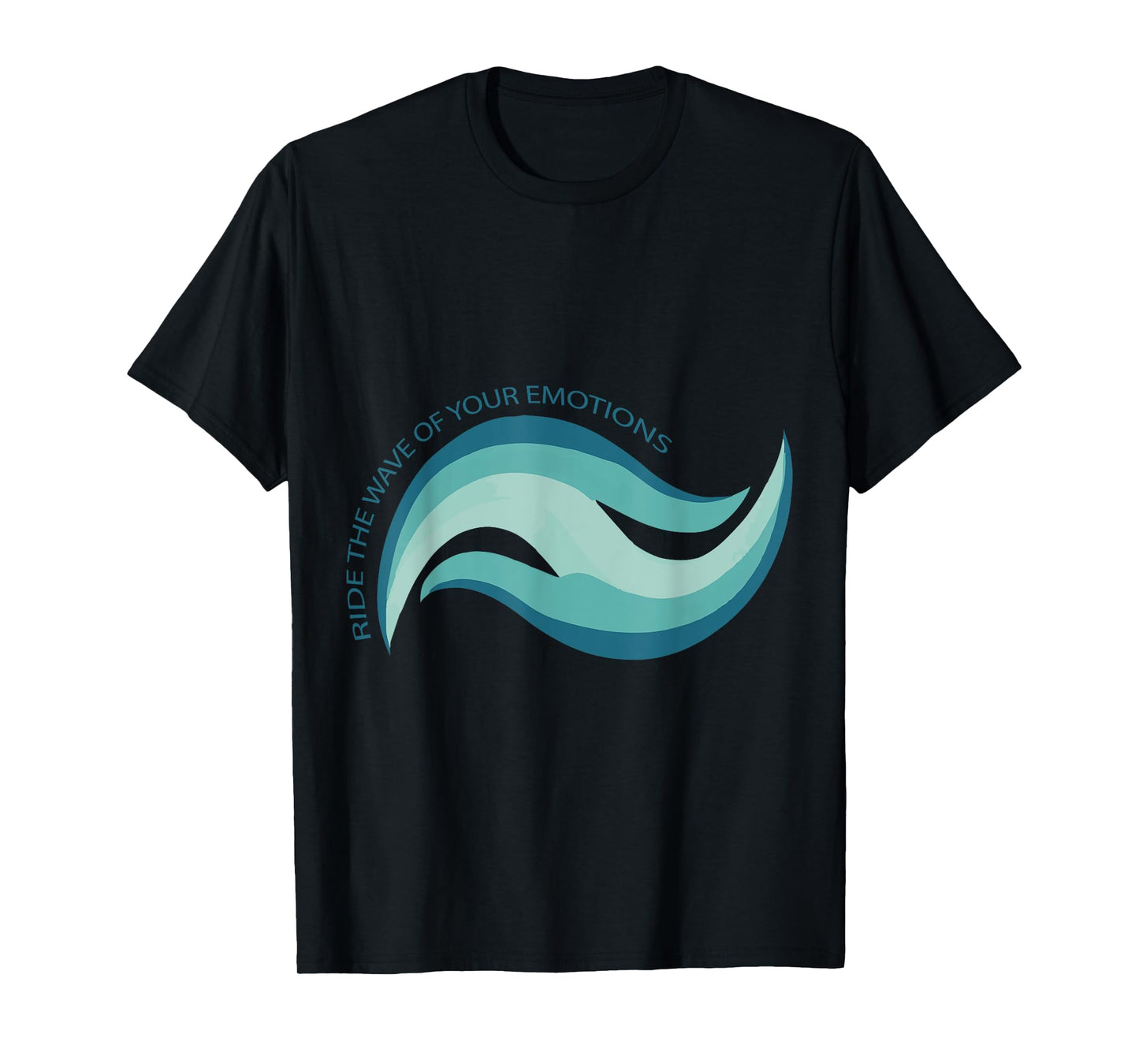 DBT Ride the Wave of your emotions mindfulness Therapy T-Shirt