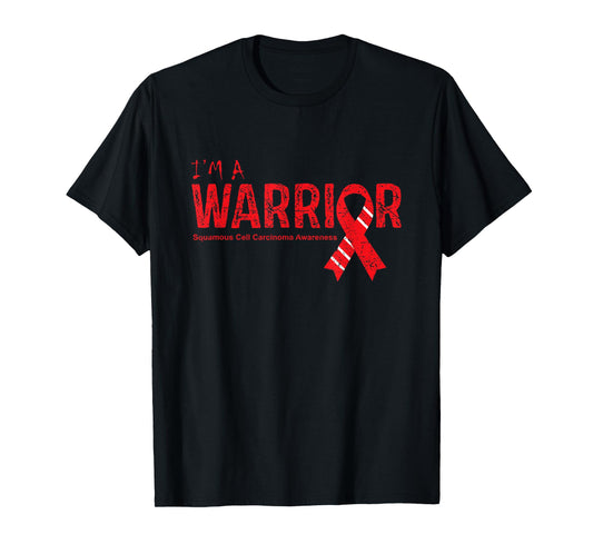 Squamous Cell Carcinoma Awareness Warrior T-Shirt