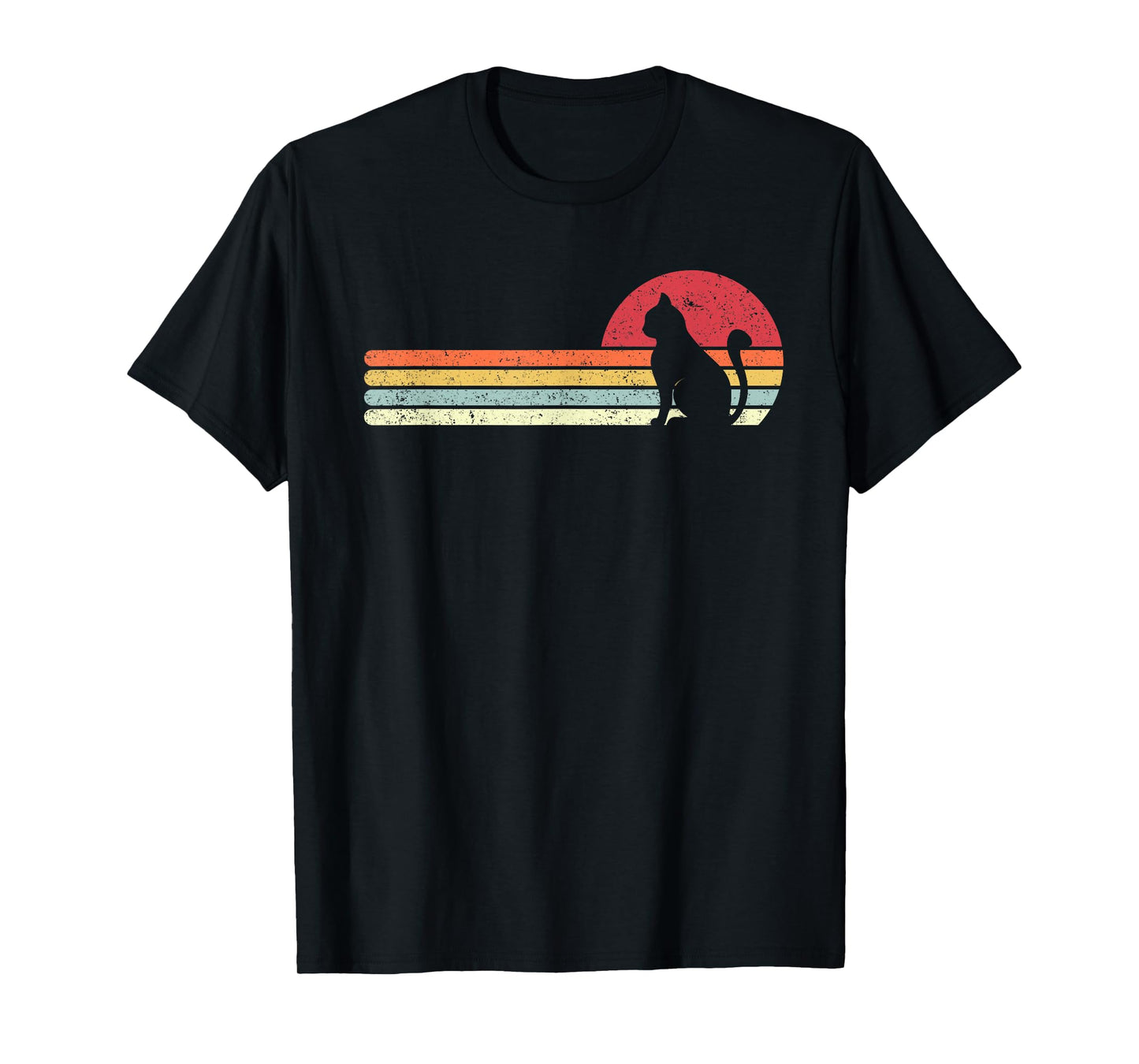 Cat Shirt. Retro Style Men Women Girls Kids T-Shirt