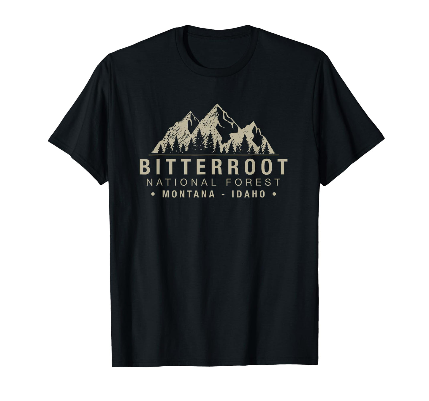Bitterroot National Forest Montana Idaho T-Shirt