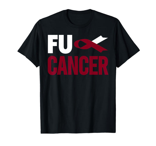 Fu Cancer T Shirt - Throat Cancer Fu Oral Head Neck Cancer T-Shirt