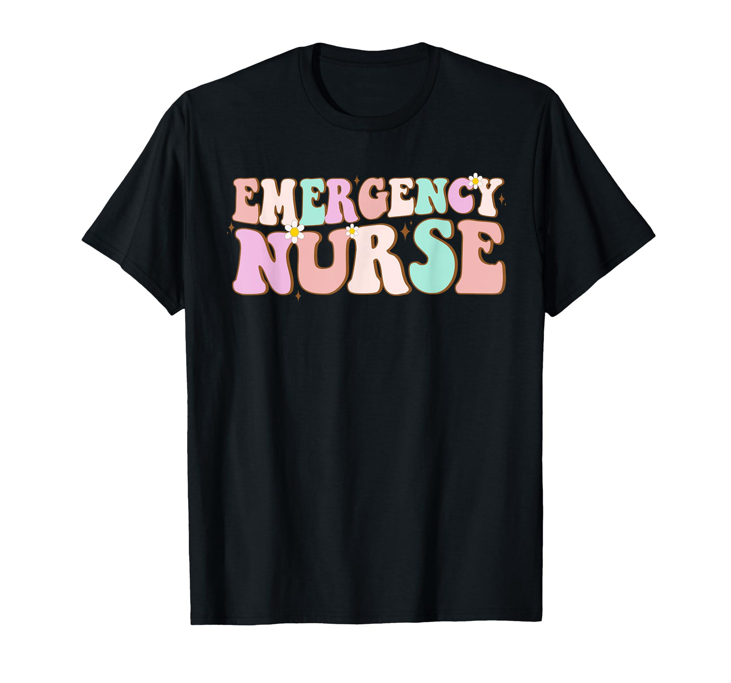 groovy ER Nurse Emergency Nurse School women nursing Room T-Shirt