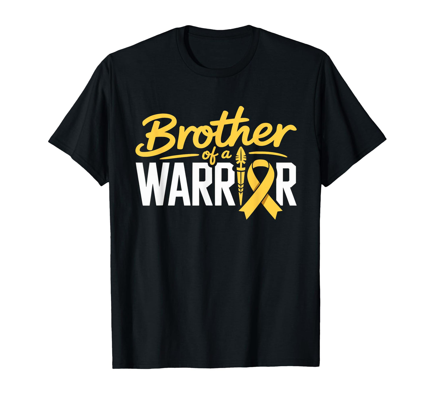Brother of a warrior Support Family Childhood cancer T-Shirt