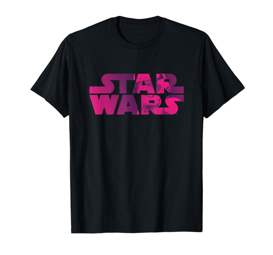Star Wars Logo Fashion Style Magenta Stormtrooper T-Shirt