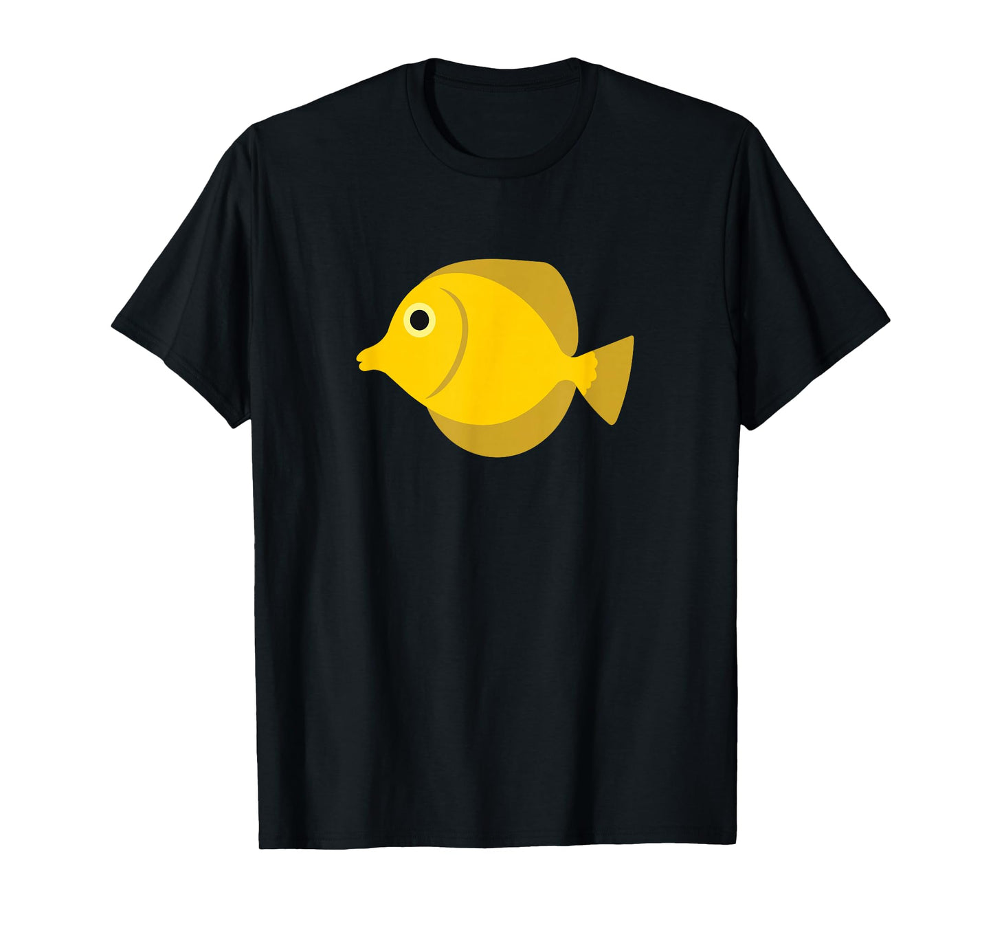 Yellow Tang Fish Print T-Shirt