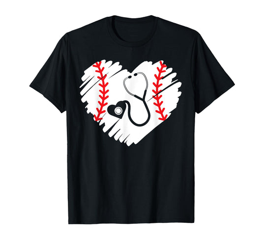 Baseball Nurse Registered Nurse Sport Baseball Player T-Shirt