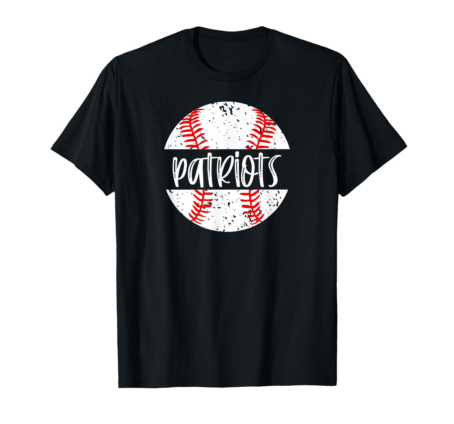 Patriots Baseball Team Mascot School Spirit Game Day T-Shirt