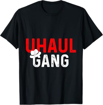 TOP UHAUL CREW Black Unisex Adult Classic Fit T-Shirt