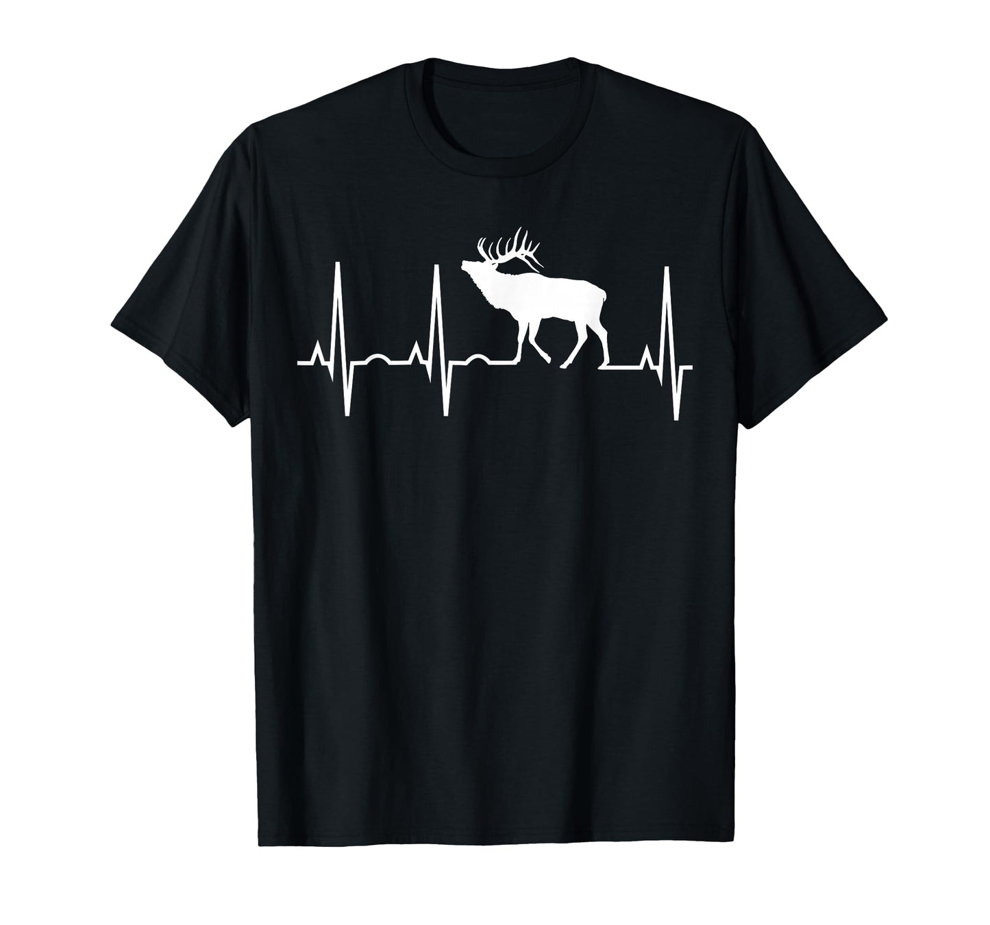 Elk Heartbeat Shirt - Best Elk Lover T-Shirt Men Women Kids T-Shirt