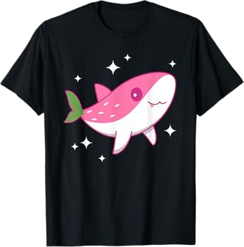 Cute Kawaii Strawberry Shark - Funny Anime Shark T-Shirt