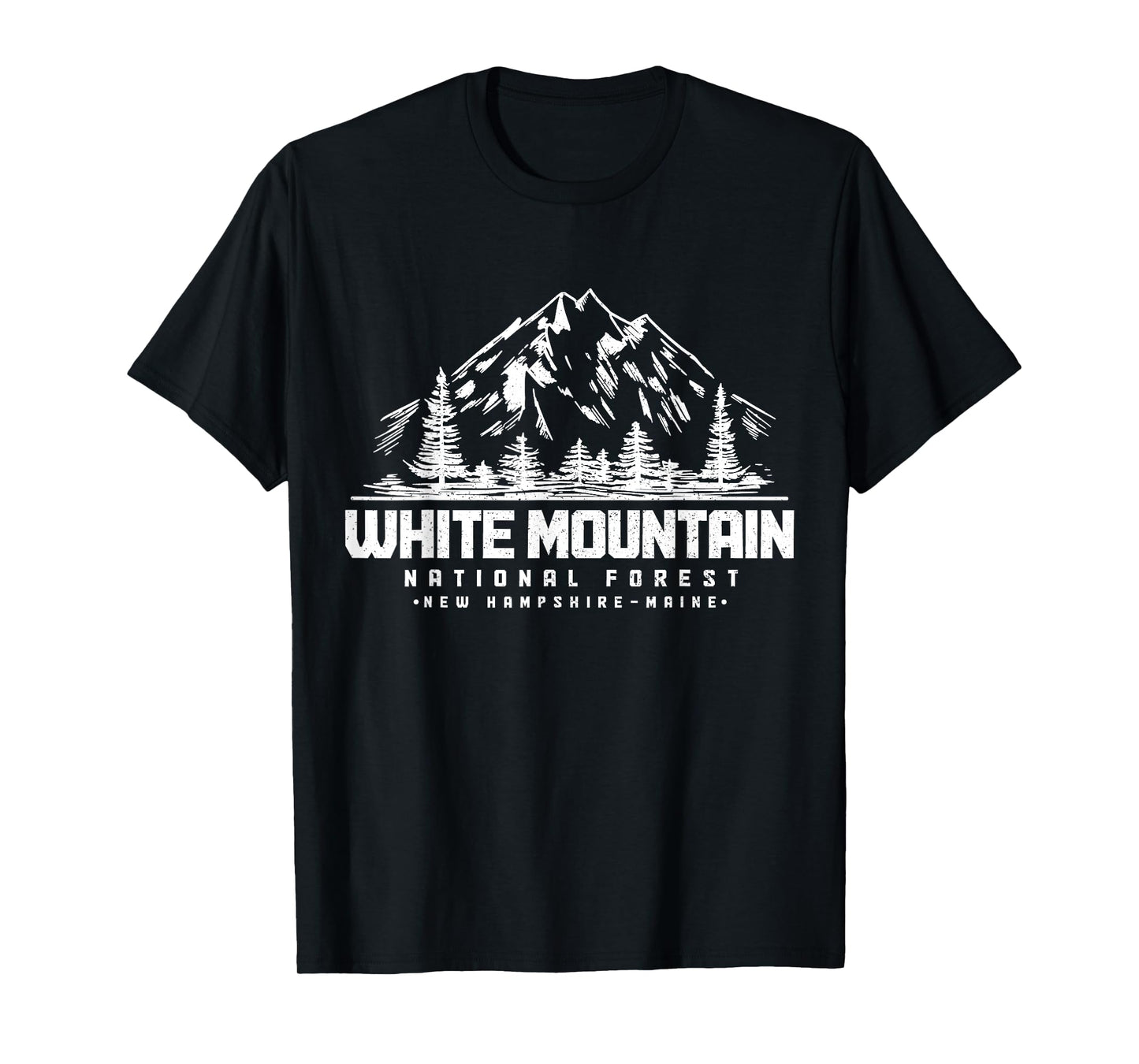 White Mountain National Forest, New Hampshire Maine Vintage T-Shirt