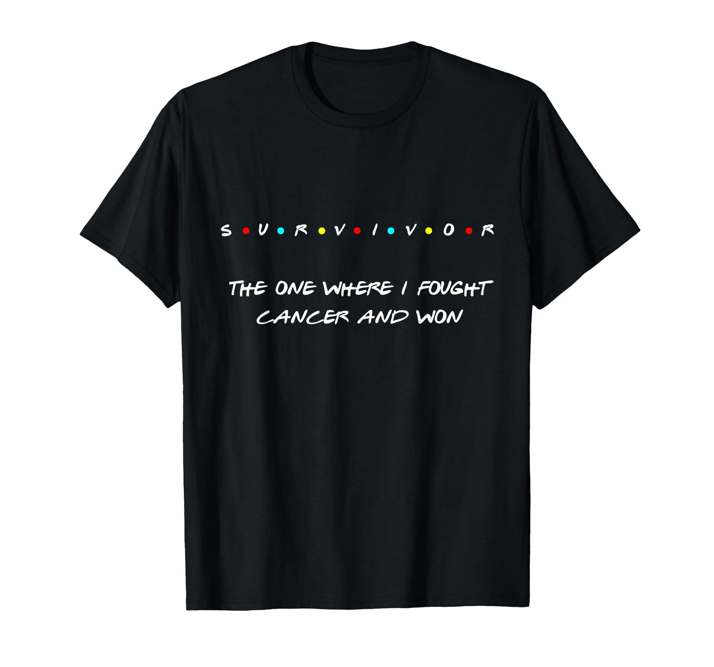 Cancer Survivor Breast Lung Skin Colon Thyroid Awareness T-Shirt