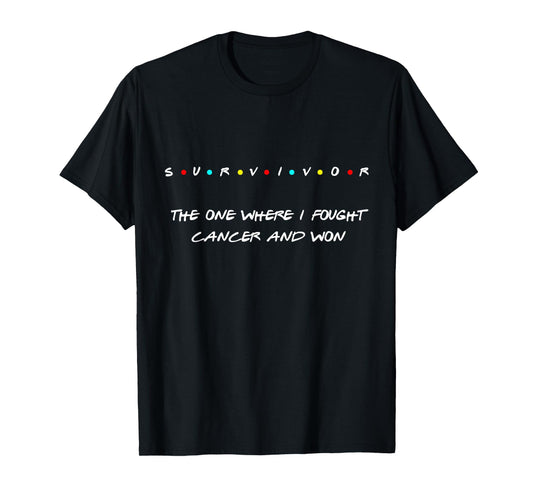 Cancer Survivor Breast Lung Skin Colon Thyroid Awareness T-Shirt