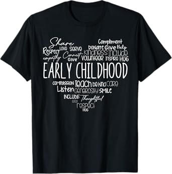 Teacher Early Childhood Educator Preschool Head Start Crew T-Shirt