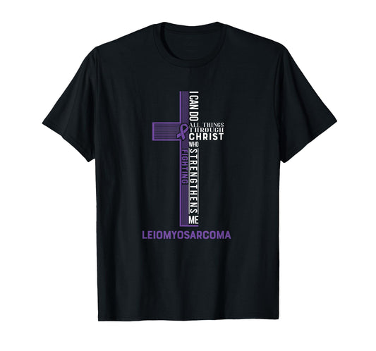 Leiomyosarcoma Fight Cancer Ribbon T-Shirt