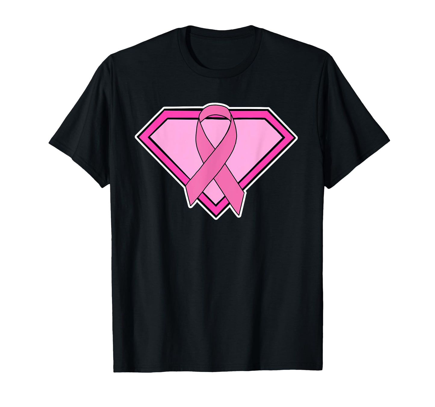 Super Hero Breast Cancer T Shirt T-Shirt