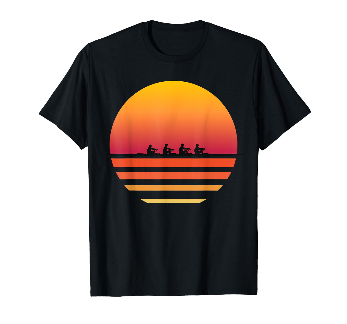 Rowing Team Sunset Lake | Cute Crew Sport Gift T-Shirt