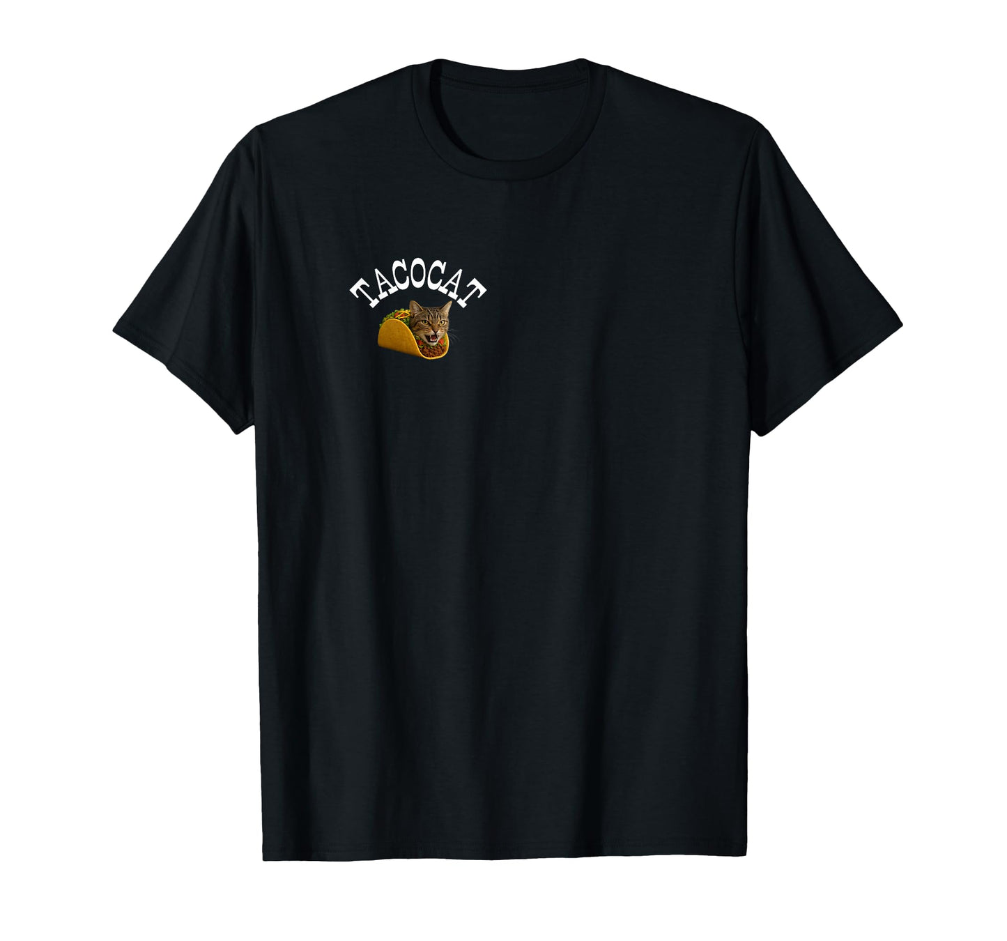Gift Idea: Tacocat Spelled Backwards is Tacocat Funny Cat T-Shirt