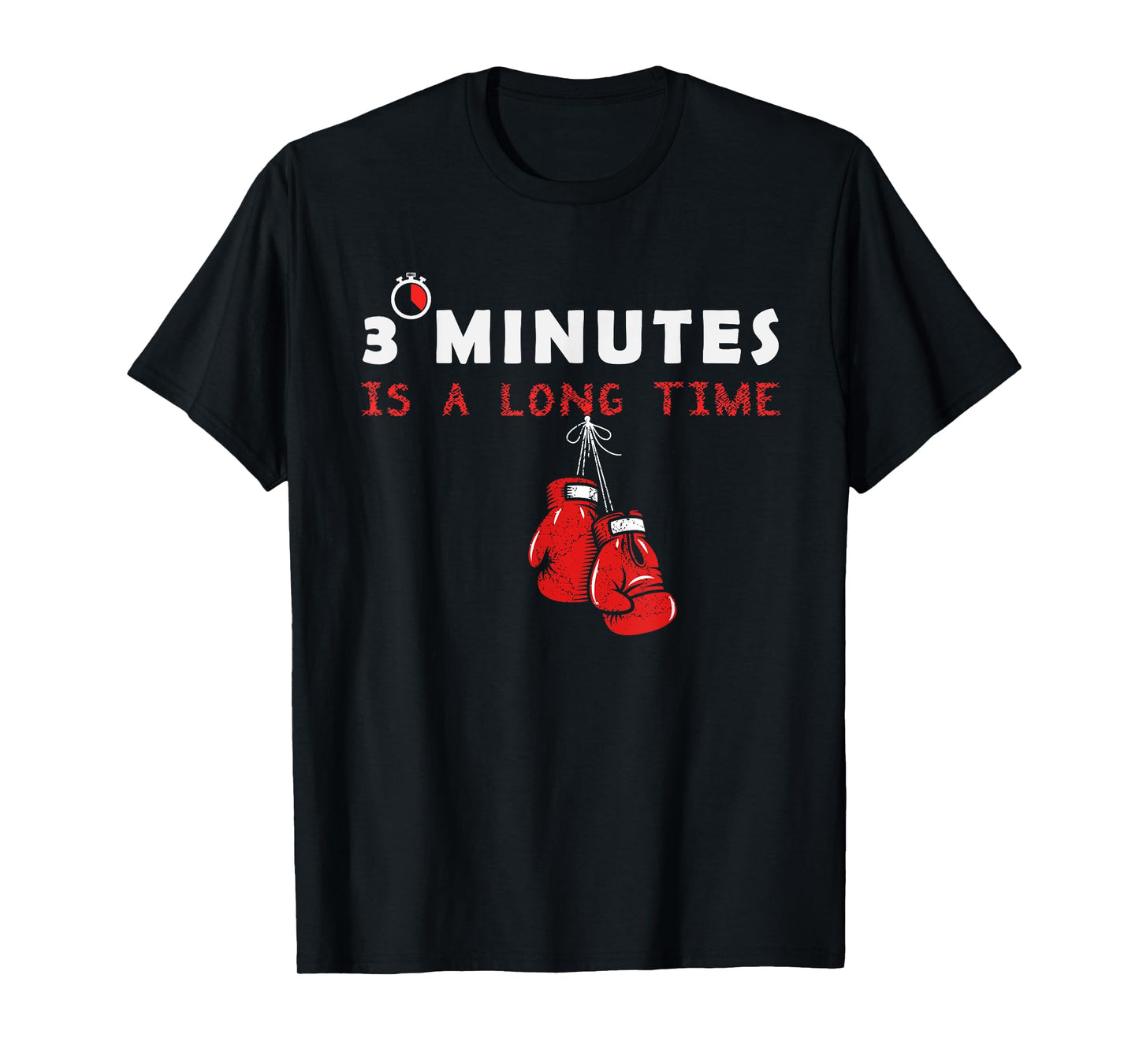 Boxing coach Quote, 3 Minutes is a long time in ring, boxer T-Shirt