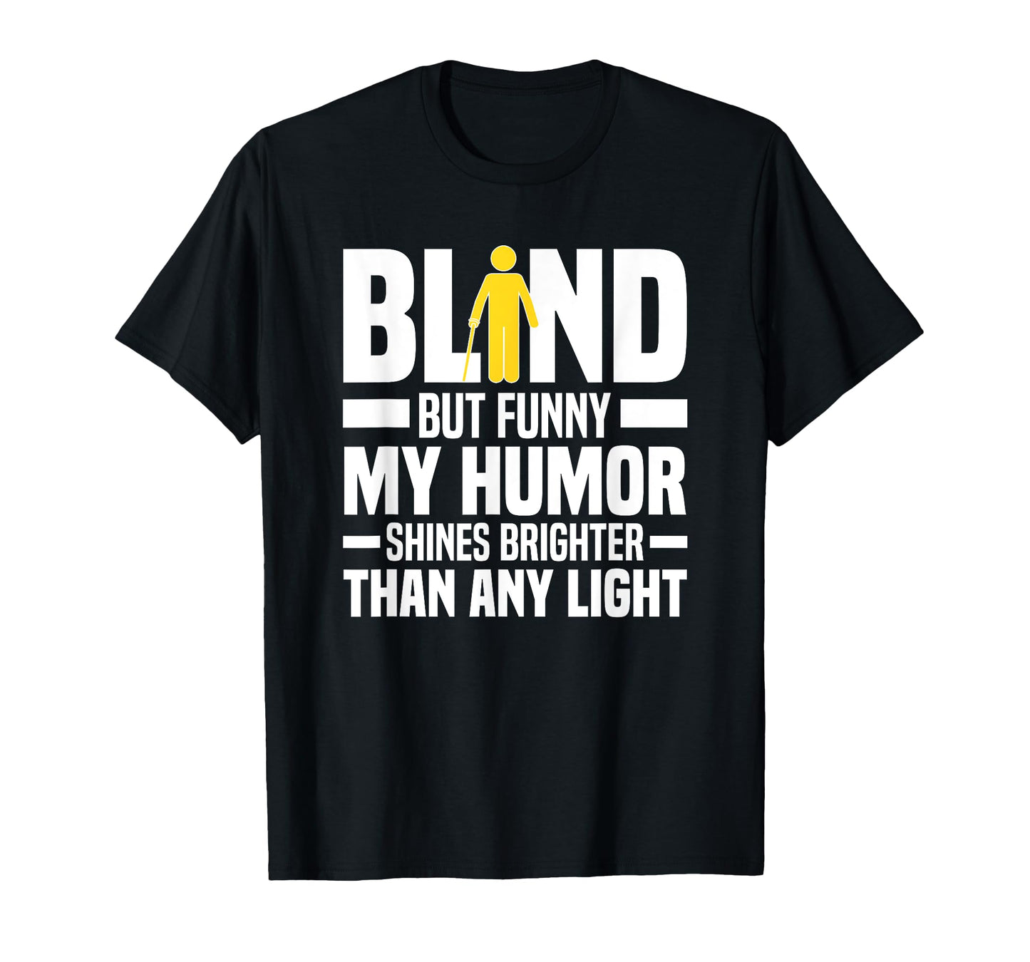 Funny Blind Braille Visually Impaired Blindness T-Shirt