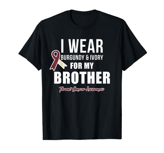 Throat Cancer Awareness Ribbon for my Brother T-Shirt