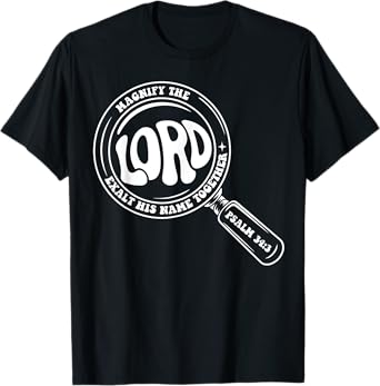 Magnify The Lord Bible Verse Magnified VBS 2025 Summer Camp T-Shirt