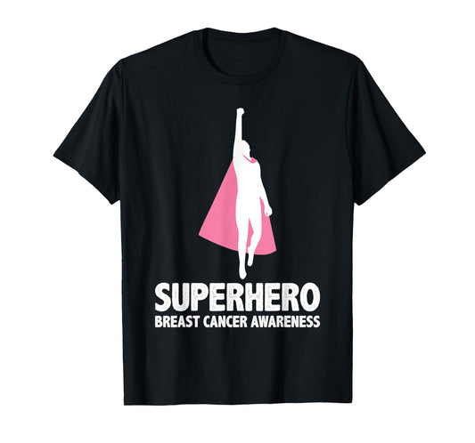 Superhero Men - Breast Cancer Awareness T-Shirt