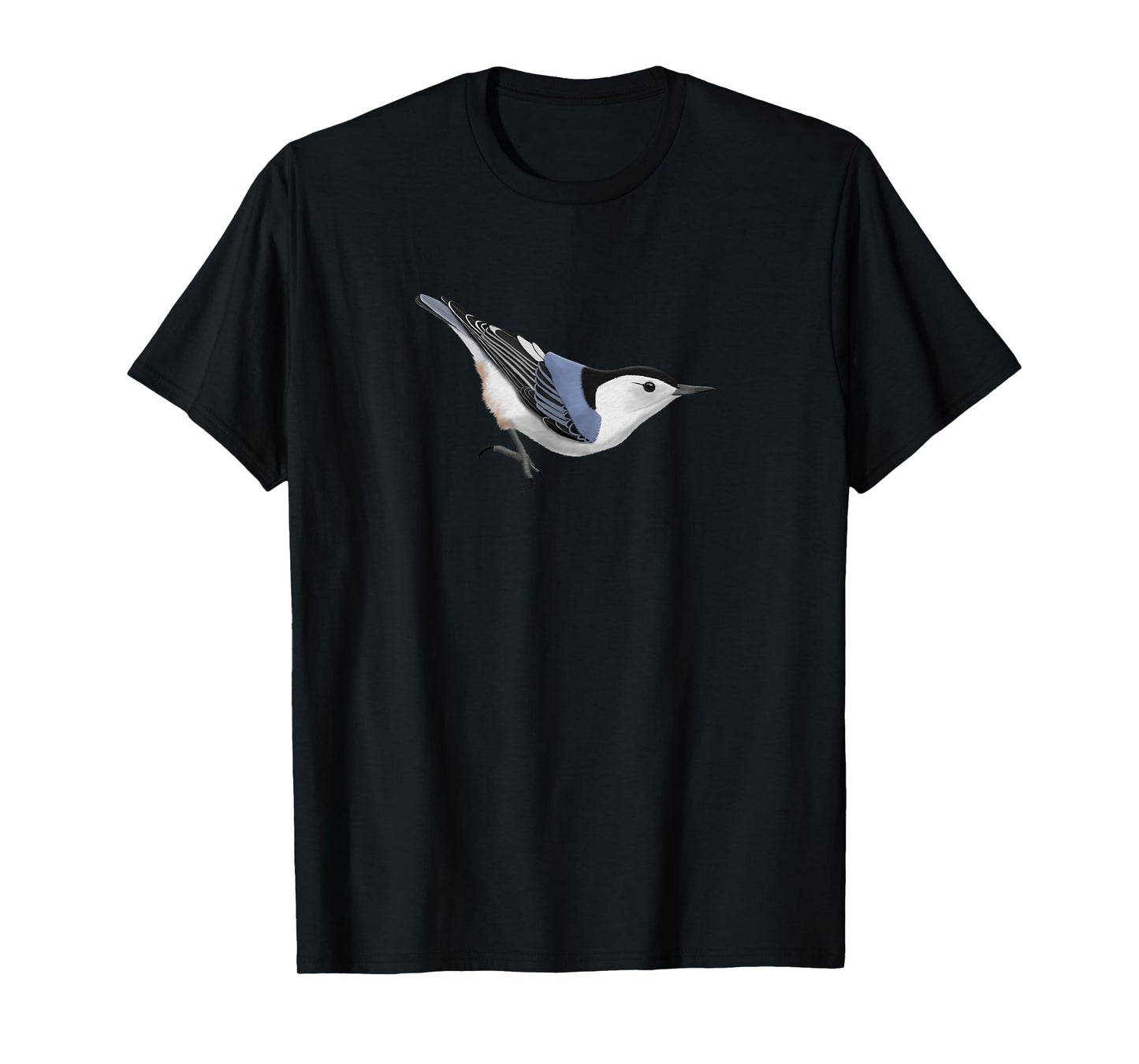 White-Breasted Nuthatch Bird Birdlover Birdwatcher Biologist T-Shirt