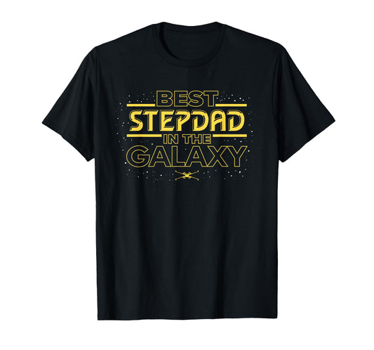 Star Wars Best Stepdad in the Galaxy Birthday Father’s Day T-Shirt