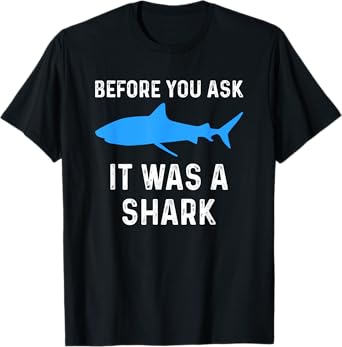 Funny Amputee Amputation Surgery Shark Humor T-Shirt
