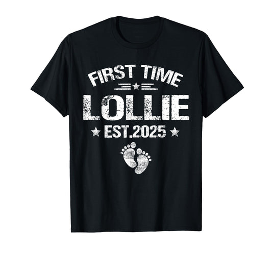 First Time Lollie Est 2025 New Lollie Family T-Shirt