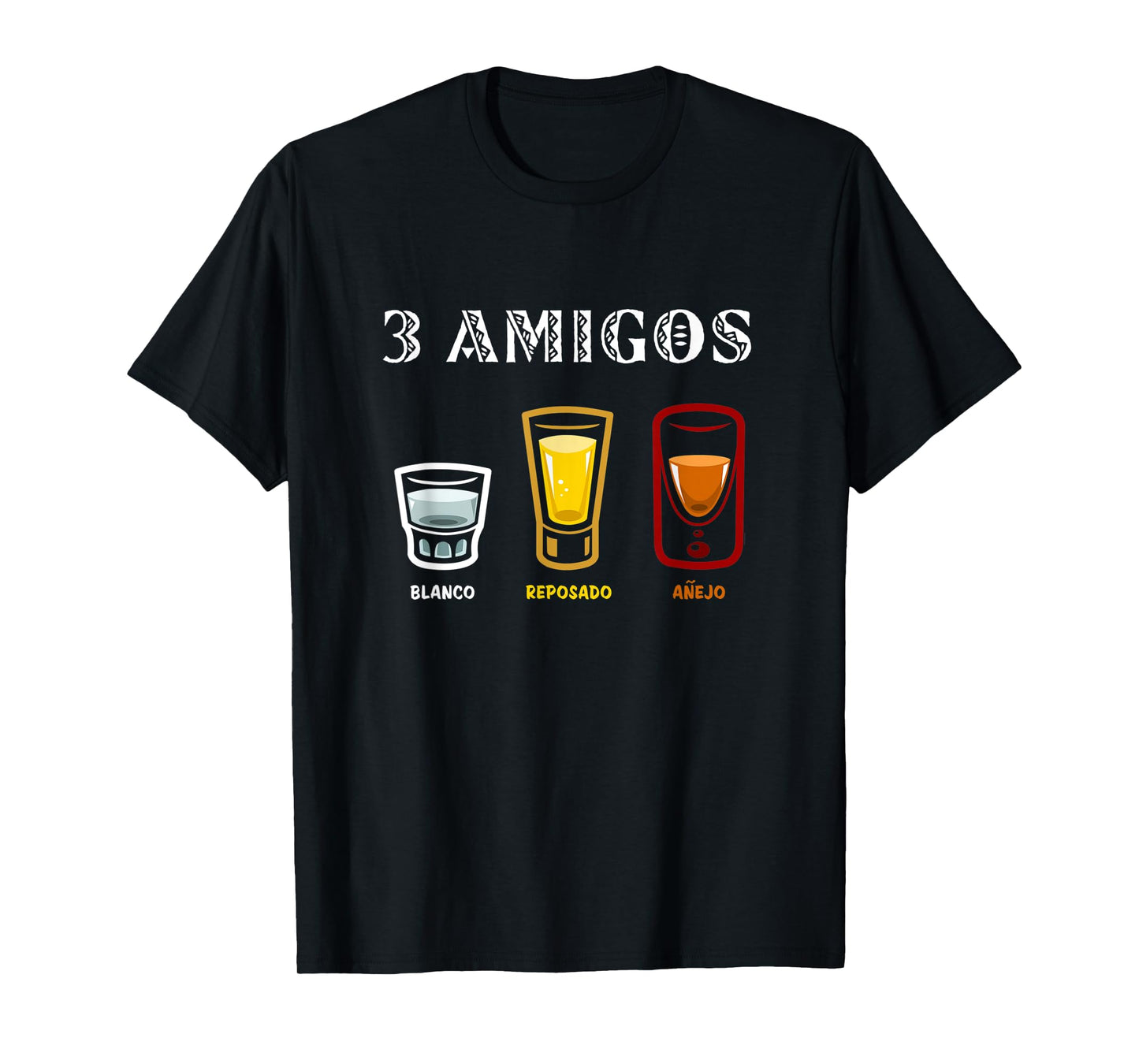 Cinco de Mayo 3 Amigos Tequila Shots T-Shirt