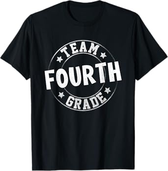 Team Fourth Grade Teacher Student Back To School 4th Grade T-Shirt