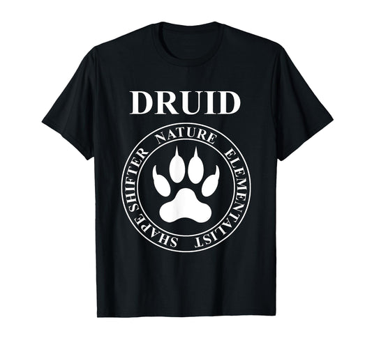 Druid Fantasy RPG Class Shapeshifter T-Shirt