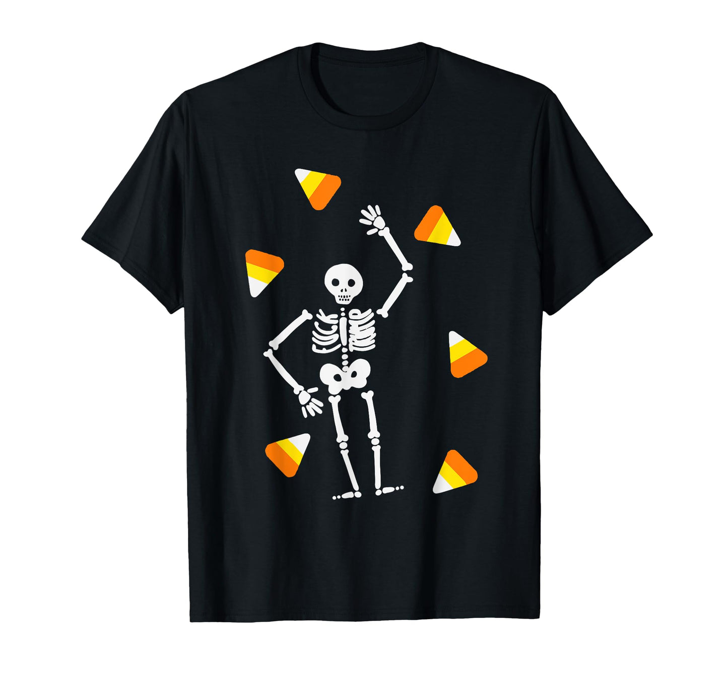 Funny Slightly Halloween Skeleton Candy Cute Spooky Season T-Shirt
