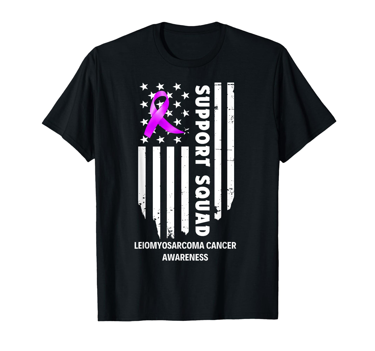 Leiomyosarcoma Cancer Awareness Support Team Squad T-Shirt