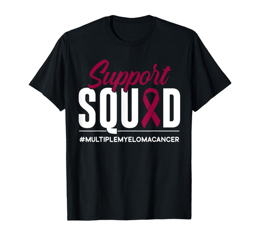 Support Squad Multiple Myeloma Cancer Awareness Gift T-Shirt